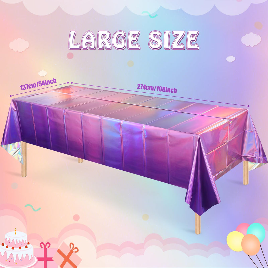 Funny Laser Tablecloth - Ombre Pink and Purple / 1 view 1