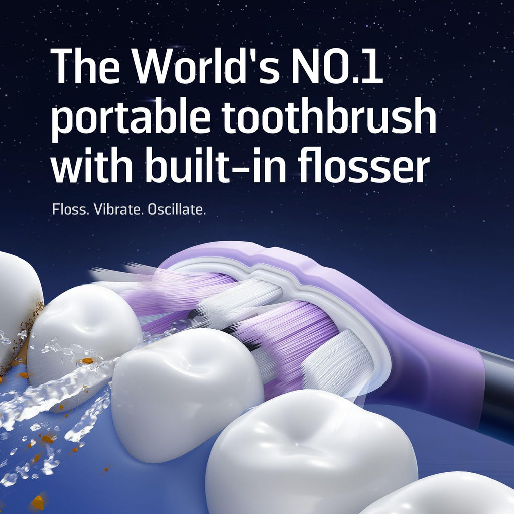 Soocas NEOS II Ultra Electric Toothbrush with Water Flosser, Midnight – Blue