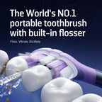 Soocas NEOS II Ultra Electric Toothbrush with Water Flosser, Midnight – Blue