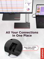 Lenovo ThinkPad USB 4 Smart Dock 5500 w/ 135W Adapter, Supports up to 4 Displays, 100W (additional view 1)