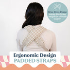 Ergonomic Hip-Healthy Baby Carrier, Front and Back Carry, 7-35 lbs - Houndstooth view 5