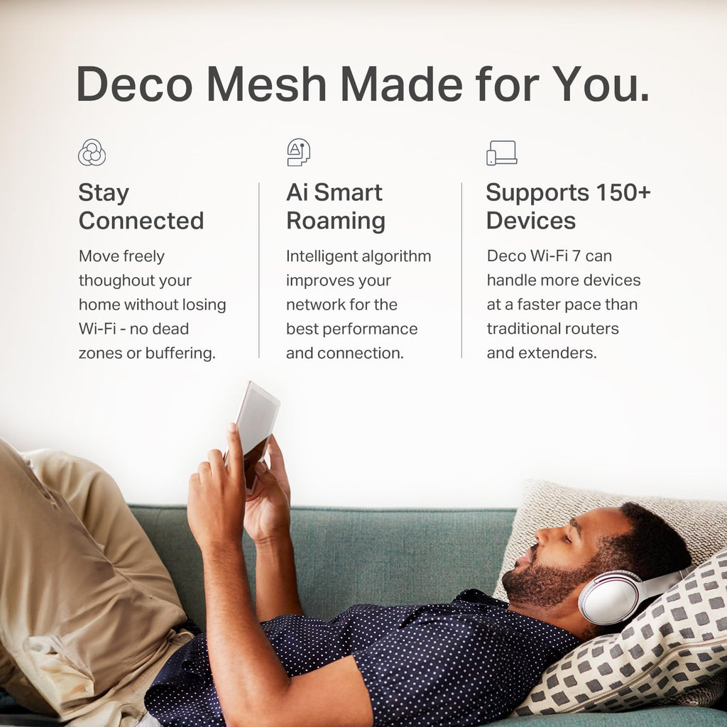 TP-Link Deco Mesh Wi-Fi System - 2 Pack / Wi-Fi 7 Indoor view 7