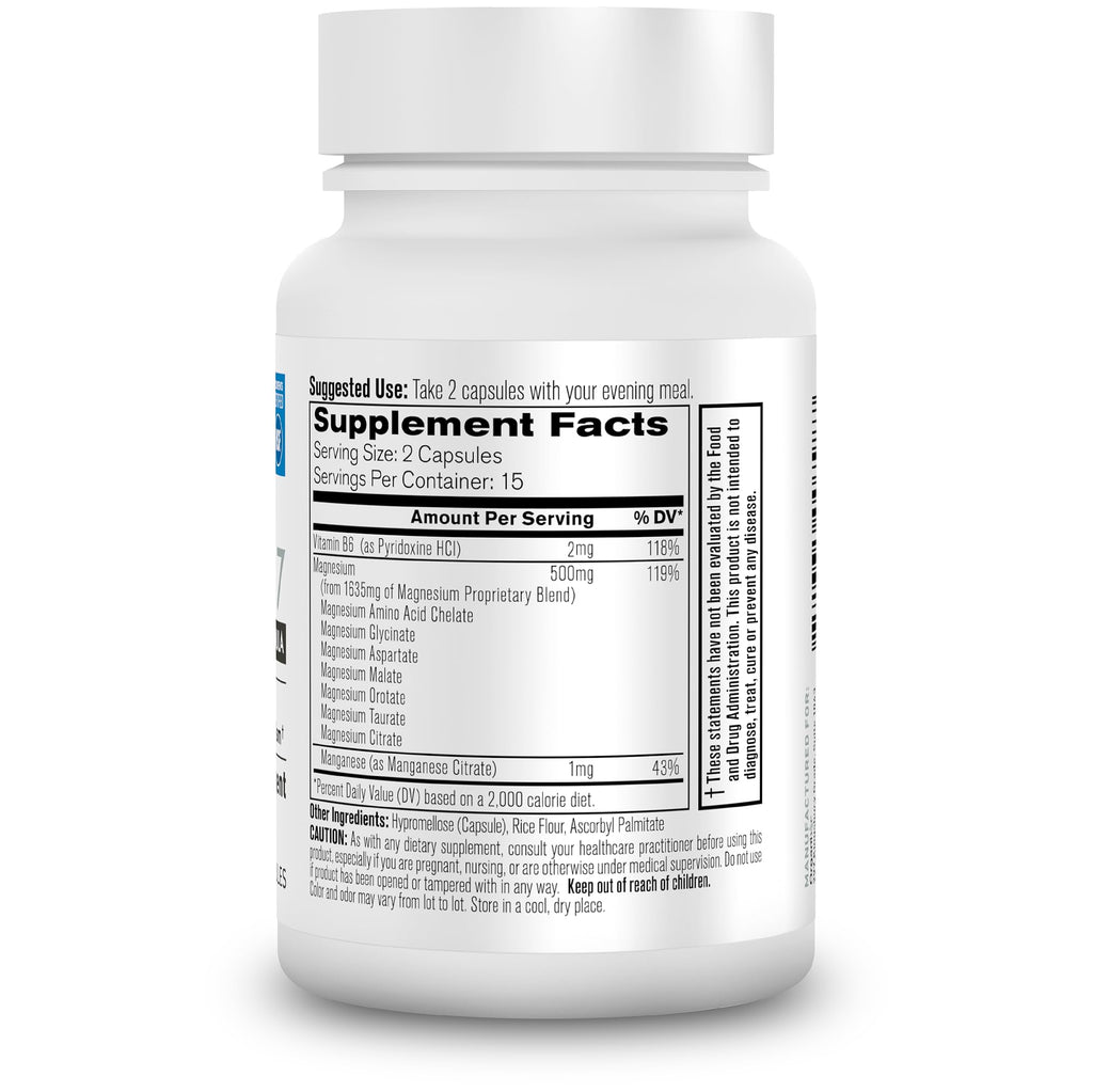 Organixx Magnesium 7 Complex, Sleep & Muscle Support