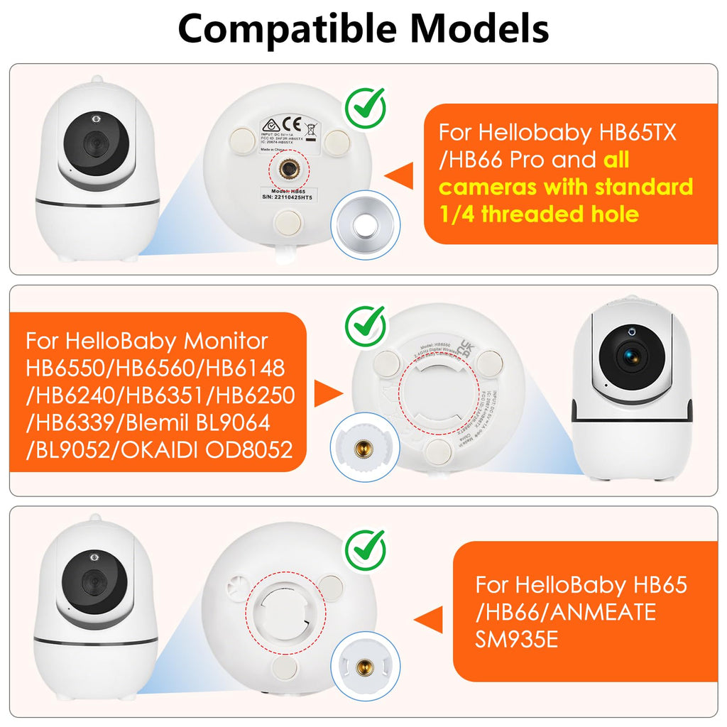 Baby Monitor Mount - Pure White view 1