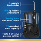Waterpik Aquarius Countertop Water Flosser with 10 Settings, 7 Tips