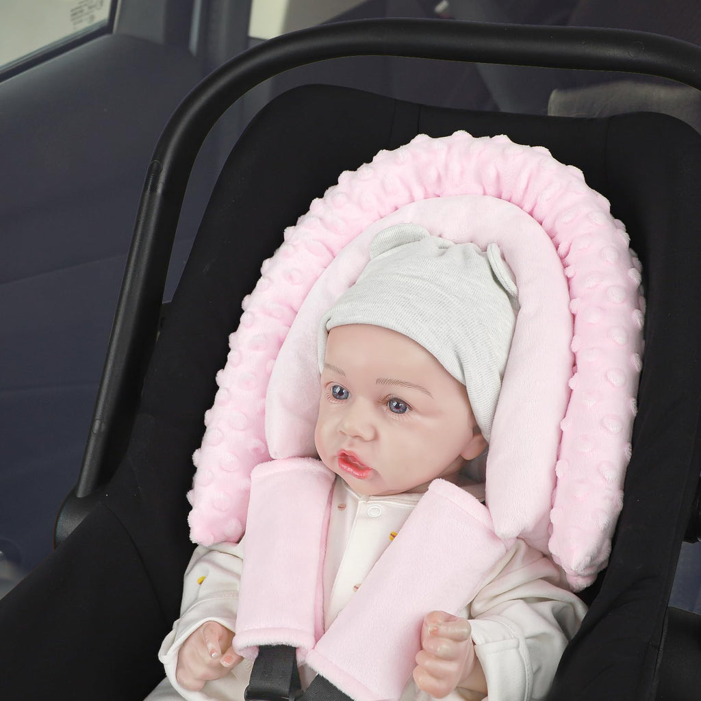 HNHUAMING Infant Car Seat Insert - Pink view 8