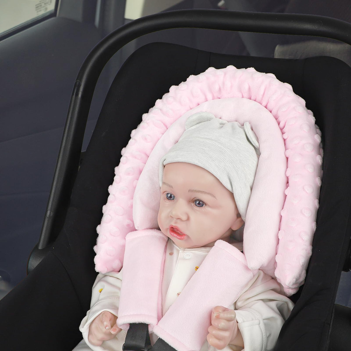 HNHUAMING Infant Car Seat Insert - Pink view 8