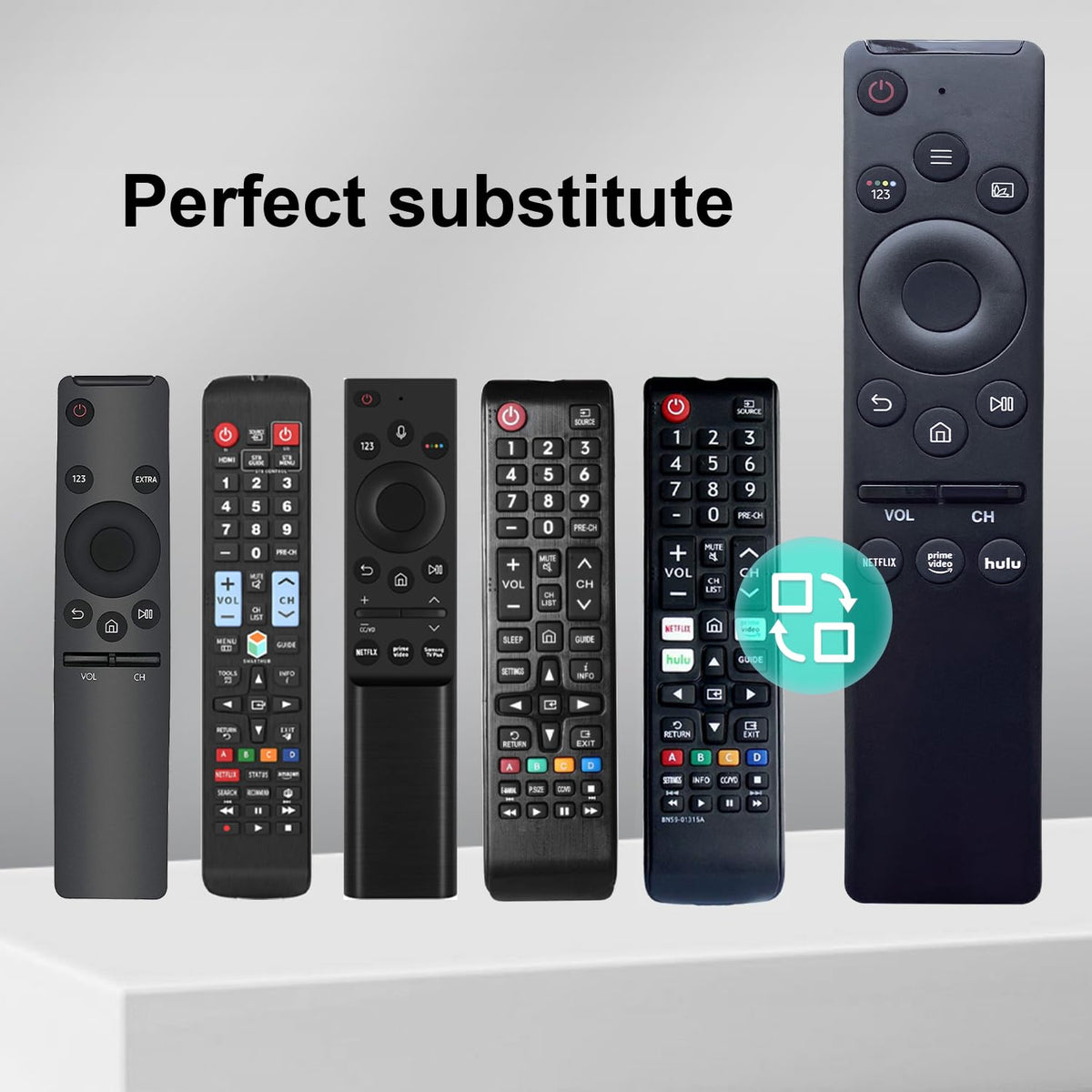 Pack of 3,Universal Remote Control for Samsung smart TV Replacement (additional view 2)
