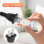 10Pcs Phone Charger Plug Cover 2 Pin Power Plug Power Inlet Cover,Outlet Baby Proof Cover (additional view 4)