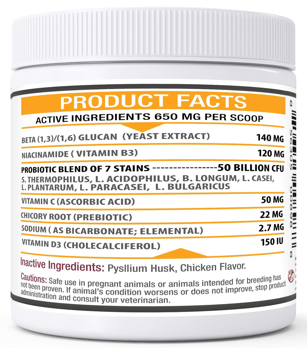 Pet Health Pharma Azovast Powder Kidney Restores & Kidney Powder for Dogs & Cats, (4 Oz) - (175 Scoop/Jar) NO