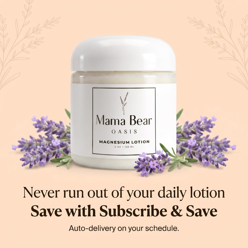 Mama Bear Oasis Magnesium Cream - Magnesium Lotion for Feet (Pack of 1) (additional view 5)
