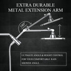 Veken 14" Wide Rain Shower Head with Handheld,Full Body Coverage & Spa-Like (SHC5V404)