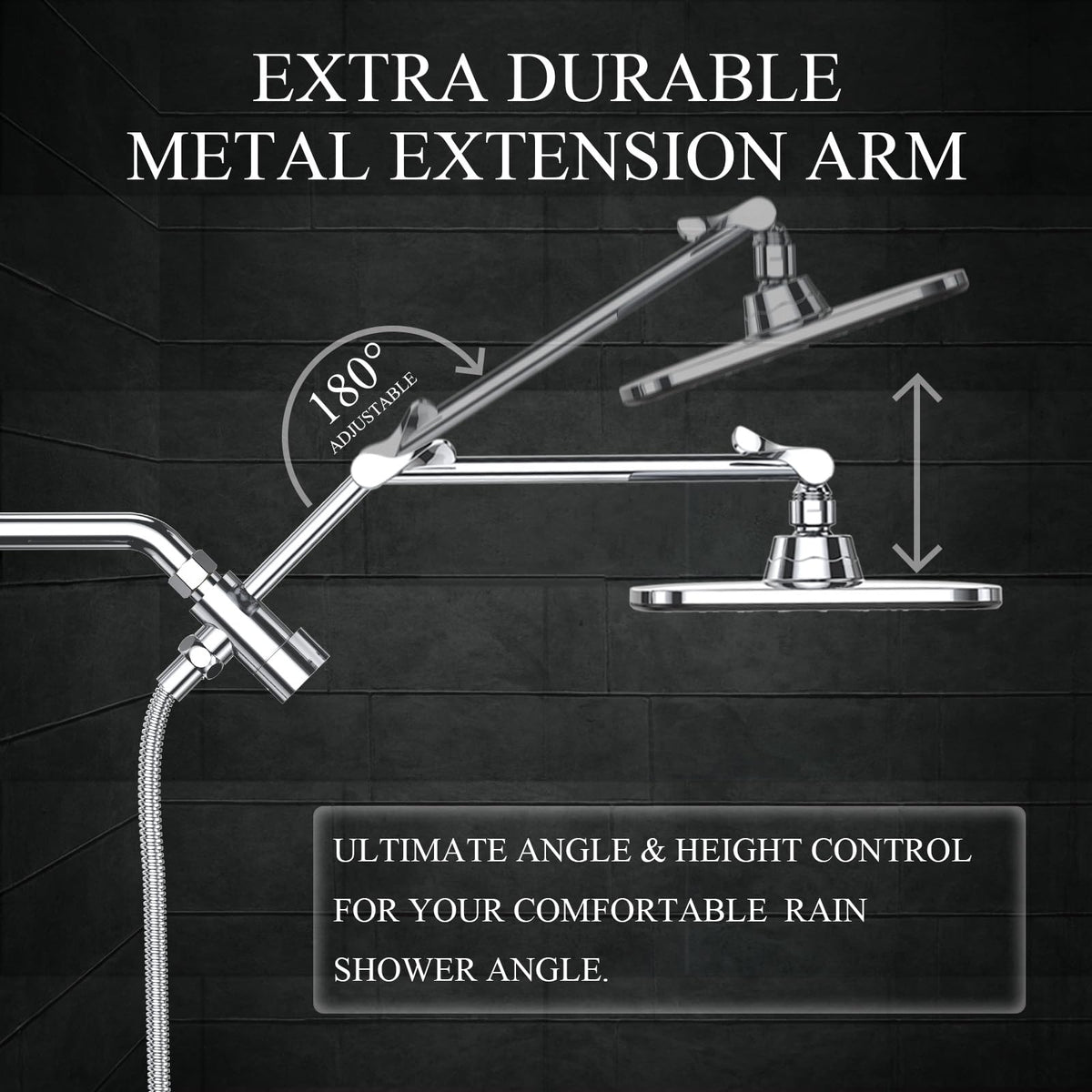 Veken 14" Wide Rain Shower Head with Handheld,Full Body Coverage & Spa-Like (SHC5V404)