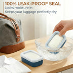 AIMAIAIMAI Travel Soap Case, Compact Silicone Travel Soap