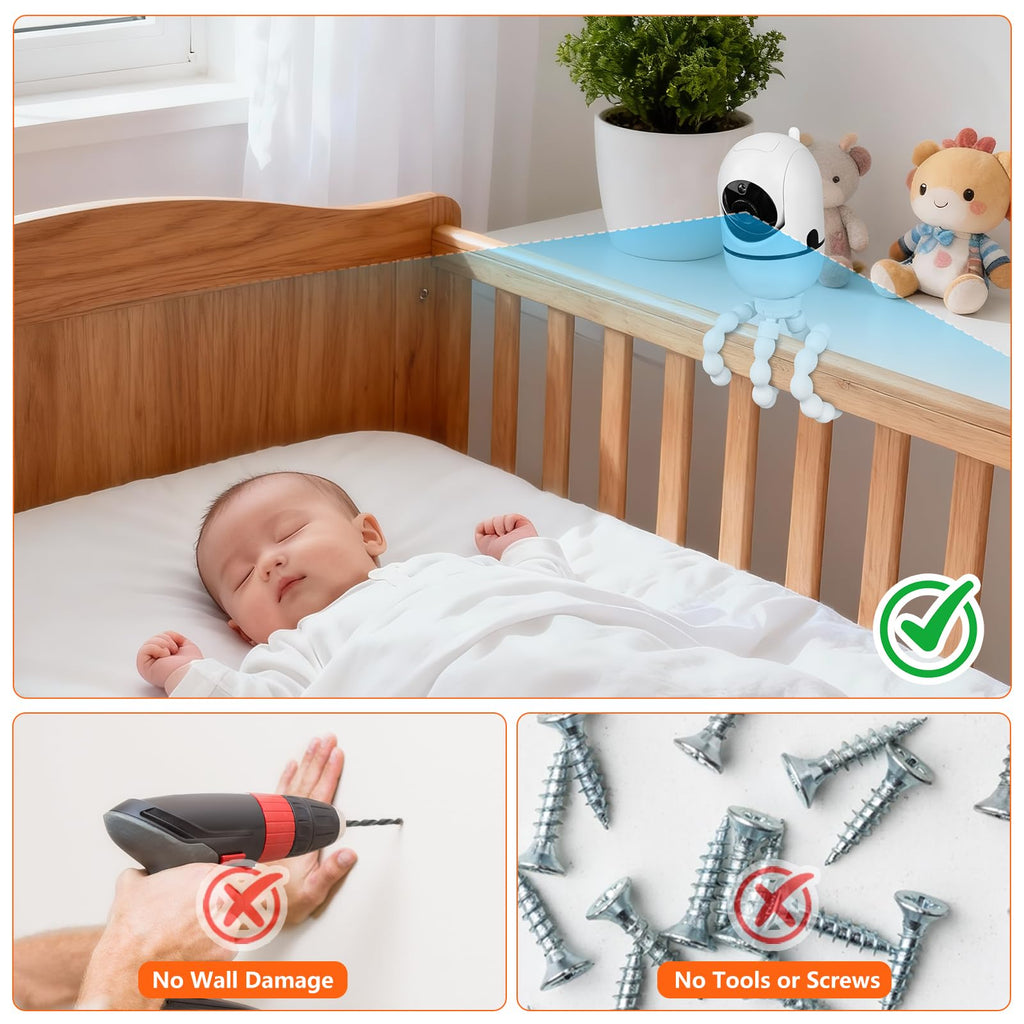 Baby Monitor Mount - Pure White view 4