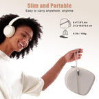 Headphone Case Compatible with JBL/Beats/Sony/BERIBES/SoundCore/TOZO/KVIDIO/JLab/Bose, Ultra-Thin Headphone Bag Travel Carrying Universal - Khaki view 3