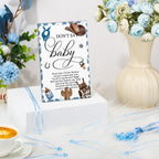 Geetery 51 Pcs Baby Shower Game Pacifier Necklace - Blue / Cowboy view 3