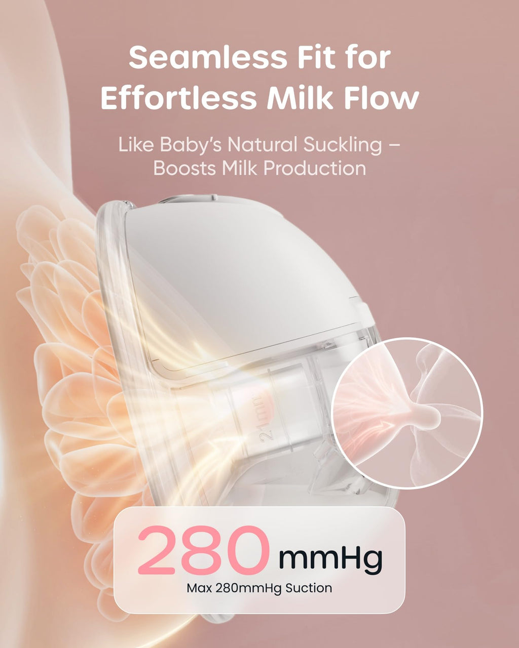 Nuliie S32 Wearable Breast Pump Hands-Free, More Private Electric Pump (additional view 1)
