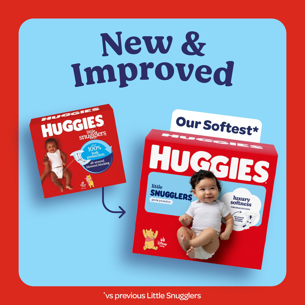 Huggies Little Snugglers Diapers Size 1, – 168 Count
