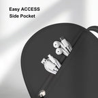 Headphone Case Compatible with JBL/Beats/Sony/BERIBES/SoundCore/TOZO/KVIDIO/JLab/Bose, Ultra-Thin Headphone Bag Travel Carrying Universal - Black view 7