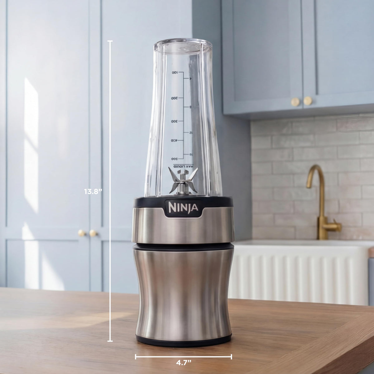 Ninja Nutri-Plus Personal Blender, 900PW, (3) 20oz Cups, Silver, BN301 (additional view 7)