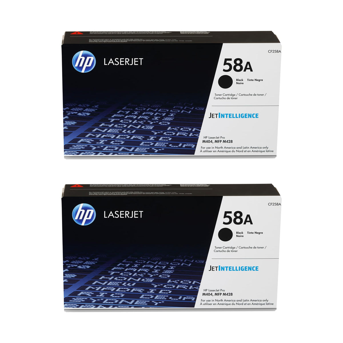 HP 58A (CF258AD1) Original Cartridge Black Toner 2-Pack for M404/M406/M428