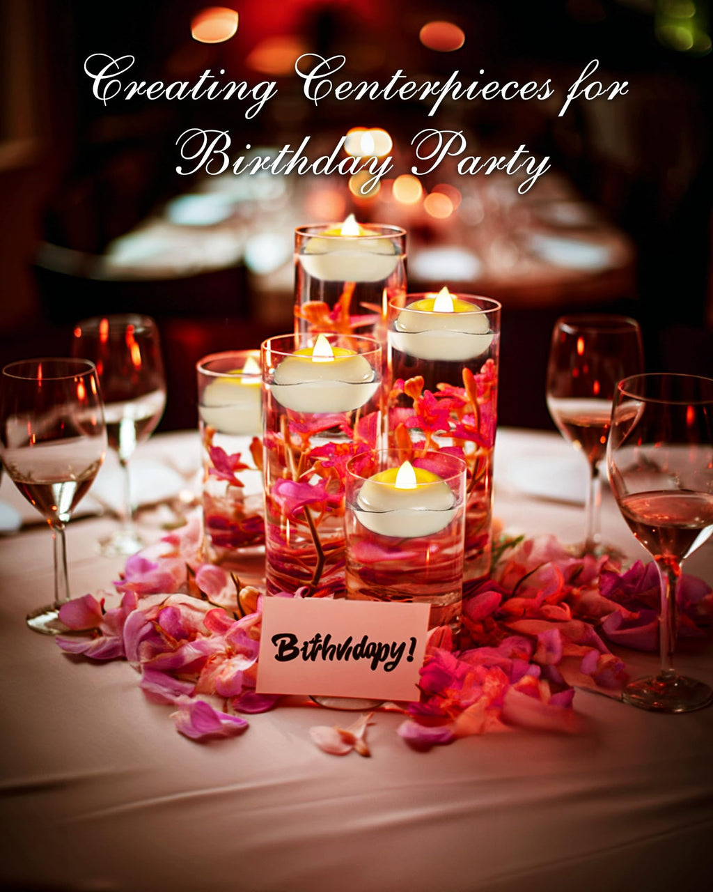 2" Flameless LED Floating Candles, White Waterproof Tealights