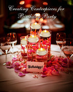 2" Flameless LED Floating Candles, White Waterproof Tealights
