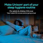 Unisom SleepTabs Nighttime Sleep Aid Tablets for Adults, 80-Count, 2-Pack (additional view 6)