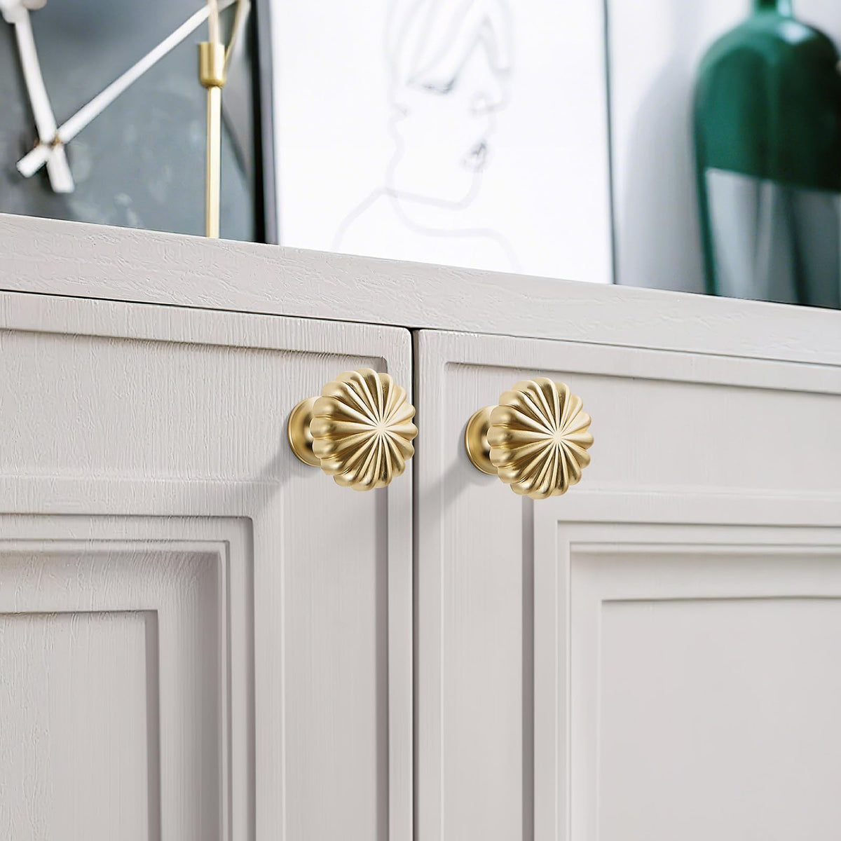FAPUAL Solid Cabinet Knobs for Dressers - view 3