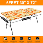 Smiry Rectangle Table Cloth, Waterproof Plastic Table Cover - Gold / 72" x 30" (Rectangular) view 5
