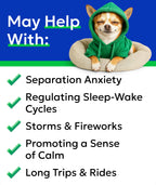 BARK&SPARK Hemp Calming Treats for Dogs - Stress, Anxiety Relief Treats (BS102_ADVANCED)