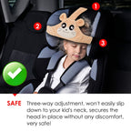 Toddler Car Seat Head Support Sleeping,Travel Head Support for Carseat Baby,Adjustable (additional view 1)