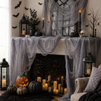Qtisky Halloween Gauze Creepy Cloth