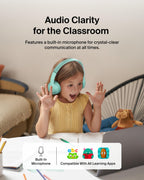 Belkin SoundForm Mini Kids Headphones - Mint / Wireless (USB-C) view 4