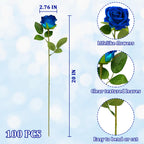 Wondrus Artificial Roses - Blue / 100 view 2