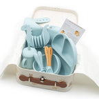 Baby Gift Set Basket for Girls - BLUE view 1