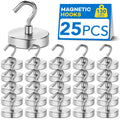 LOVIMAG Magnetic Hooks for Cruise Cabins 130LBS Heavy Duty Magnet Hook 25P