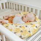 Nursing Pillow Covers for Boy Girl Bees - Honey view 4