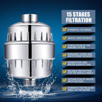 FEELSO Shower Head with Shower Filter, Filtered Shower Head for Hard Water (21651)