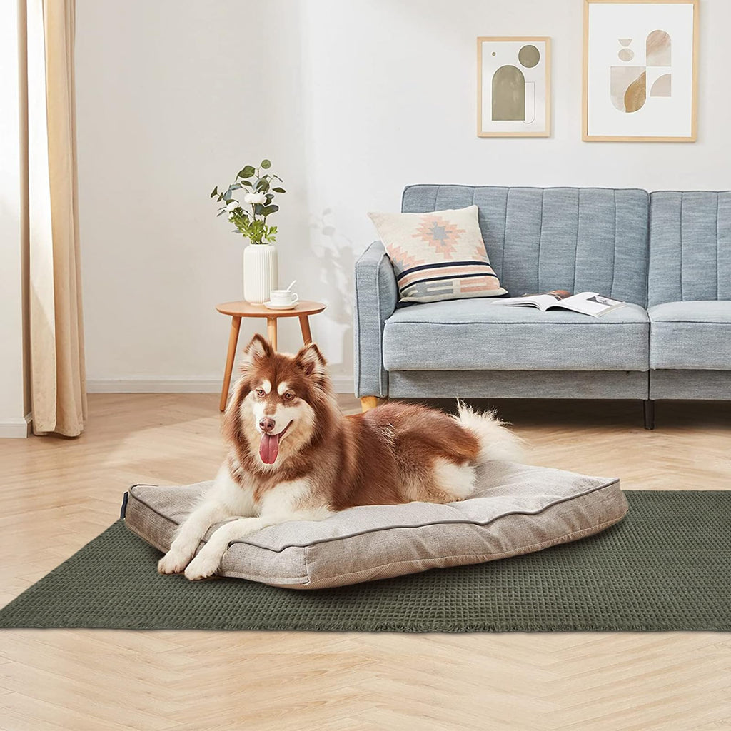 ZALL Waffle Bath Mat - Dark Green / 24 x 60 inches(Rectangular) view 6