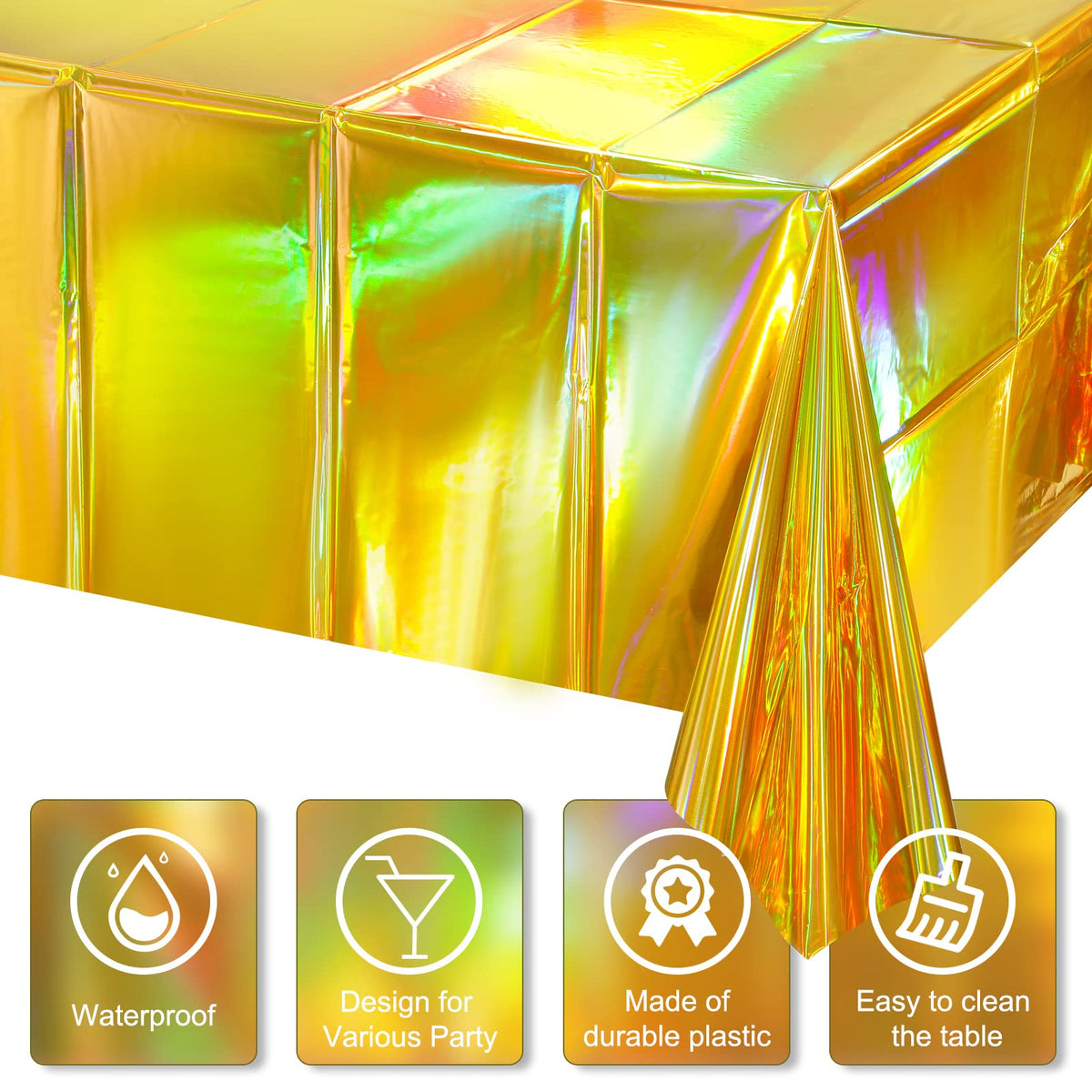 Funny Laser Tablecloth - Gold / 1 view 2
