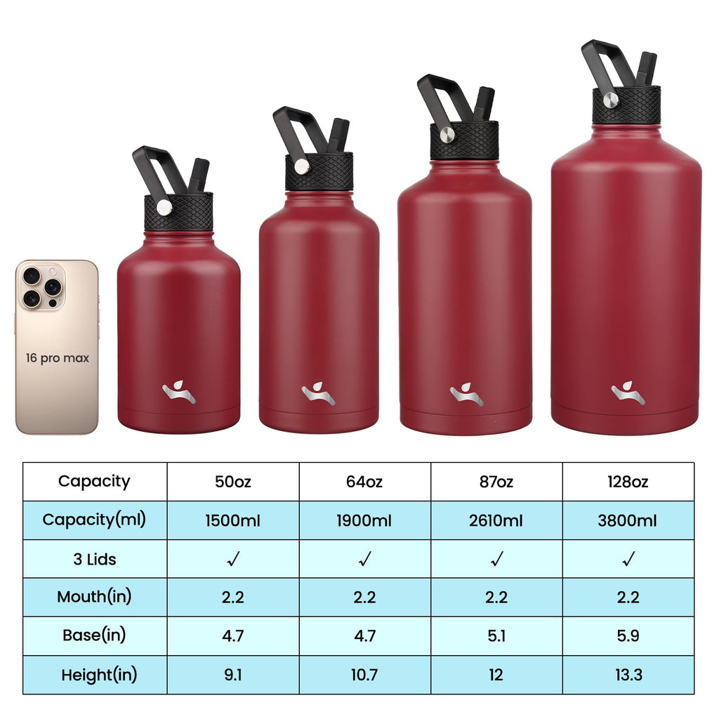 Konokyo oz Insulated Stainless Steel Water Bottle