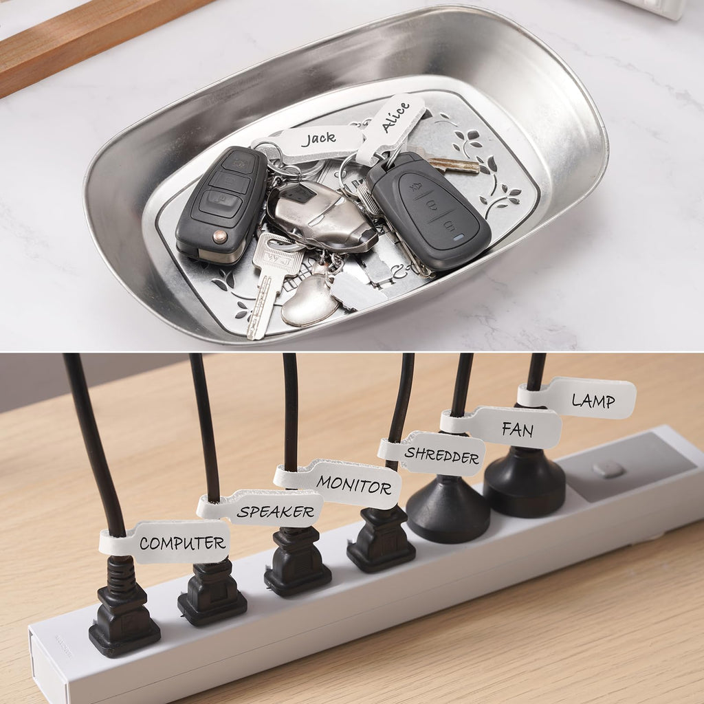 Trilancer Cable Cord Labels Large Size for Wire Organizing & Identification