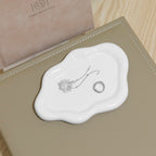 Lynagert Cloud Trinket Dish, Chubby Jewelry Tray, Ceramic Jewelry Ring Trinket Dish for (additional view 6)