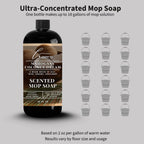Lapew Luxury Floor Cleaner Concentrate for Mopping Tile, Laminate, Vinyl & Hardwood | Streak-Free, Low-Foam | 36 oz
