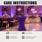 Lemict Cocktail Table Covers - Purple-32"x43" / 2 view 4