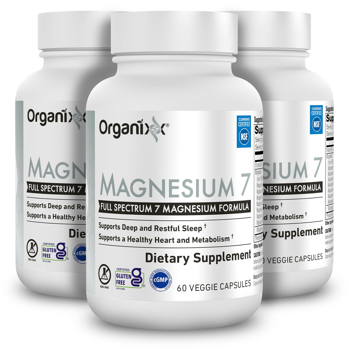 Organixx Magnesium 7 Complex, Sleep & Muscle Support