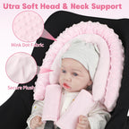 HNHUAMING Infant Car Seat Insert - Pink view 5