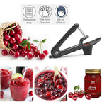 Cherry Pitter Tool Pit Remover - Black view 3